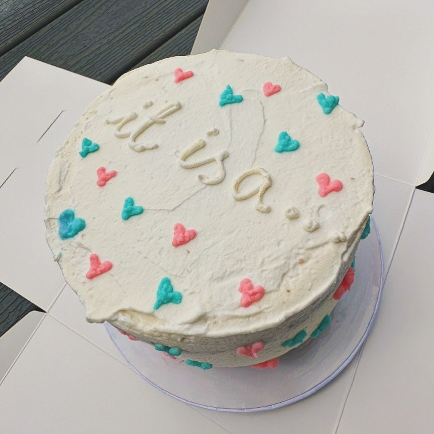 Gender Reveal Cake