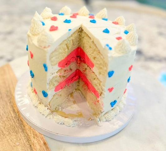 Gender Reveal Cake