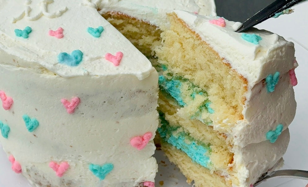 Gender Reveal Cake